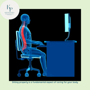 Make a conscious effort to sit properly